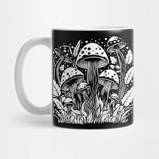 Magic Mushrooms White Mug